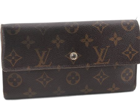 Auth Louis Vuitton Monogram Portefeuille International Wallet M61217 LV 3012C Online Sale