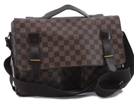 Auth Louis Vuitton Damier Broadway 2Way Shoulder Cross Hand Bag N42270 LV 9765C Online