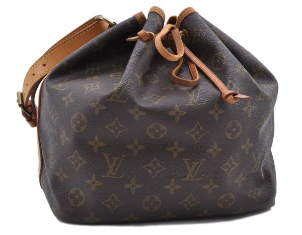 Authentic LOUIS VUITTON Monogram Petit Noe Shoulder Bag M42226 LV H4457 Online Sale