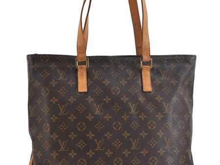 Authentic Louis Vuitton Monogram Cabas Mezzo Tote Bag M51151 LV 0744D Online Hot Sale