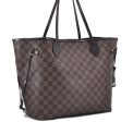 Authentic LOUIS VUITTON Damier Neverfull MM Tote Bag N51105 LV 0145B Supply