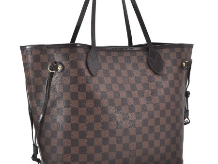 Authentic LOUIS VUITTON Damier Neverfull MM Tote Bag N51105 LV 0145B Supply