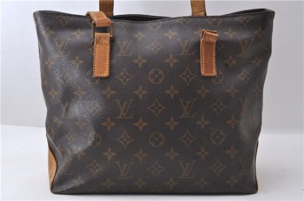 Authentic Louis Vuitton Monogram Cabas Piano Tote Bag M51148 LV Junk 0880D For Sale