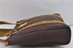 Authentic Louis Vuitton Antigua Cabas MM Tote Bag Brown M40086 LV 2179D For Cheap