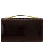 Brown Top Handle Clutch Fashion