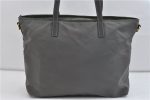 PRADA Vela Colour Nylon Leather Shoulder Tote Bag BR4842 Green Khaki Gray 2351D Online Sale