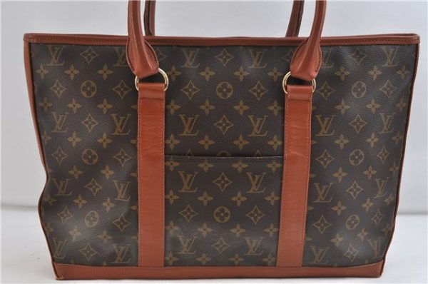 Auth Louis Vuitton Monogram Sac Weekend PM Vintage Tote Hand Bag M42425 LV 0578D Cheap