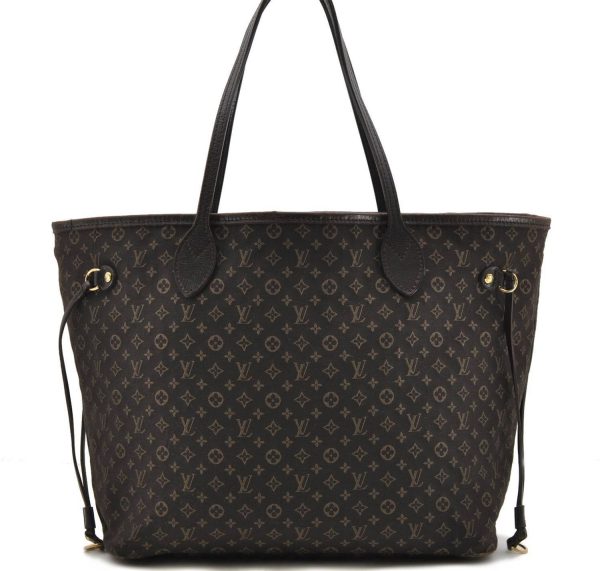 Auth Louis Vuitton Monogram Idylle Neverfull MM Tote Bag Brown M40513 LV 1448D on Sale