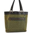 Auth Louis Vuitton Monogram Mini Lucille GM Hand Tote Bag M92681 Green LV 0166D For Discount