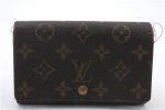 Auth Louis Vuitton Monogram Porte Monnaie Billets Tresor Wallet M61730 LV 0369D Supply