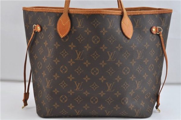 Authentic Louis Vuitton Monogram Neverfull MM Tote Bag M40156 LV 1621D Sale