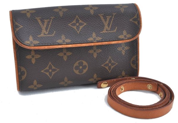 Auth Louis Vuitton Monogram Pochette Florentine Pouch Waist Bag M51855 LV H8963 Cheap