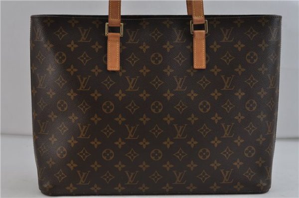 Authentic Louis Vuitton Monogram Luco Shoulder Tote Bag M51155 LV 2162D Online Hot Sale