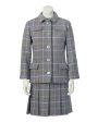 Grey Windowpane Dress and Jacket Set Sale