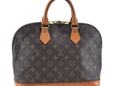 Authentic LOUIS VUITTON Monogram Alma Hand Bag M51130 LV H4275 Discount