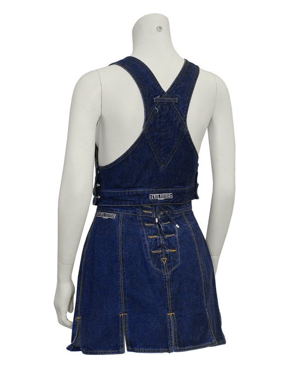 Denim Bib and Mini Skirt Online now