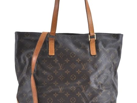 Authentic Louis Vuitton Monogram Cabas Mezzo Tote Bag M51151 LV Junk H9069 Discount