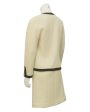 Cream Boucle Haute Couture Jacket and Skirt from 1986 1987 Cheap