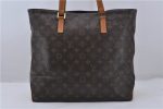 Authentic Louis Vuitton Monogram Cabas Mezzo Tote Bag M51151 LV Junk 0520D Discount