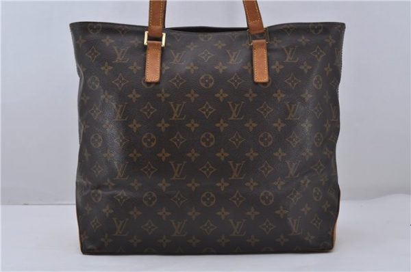 Authentic Louis Vuitton Monogram Cabas Mezzo Tote Bag M51151 LV Junk 0520D Discount