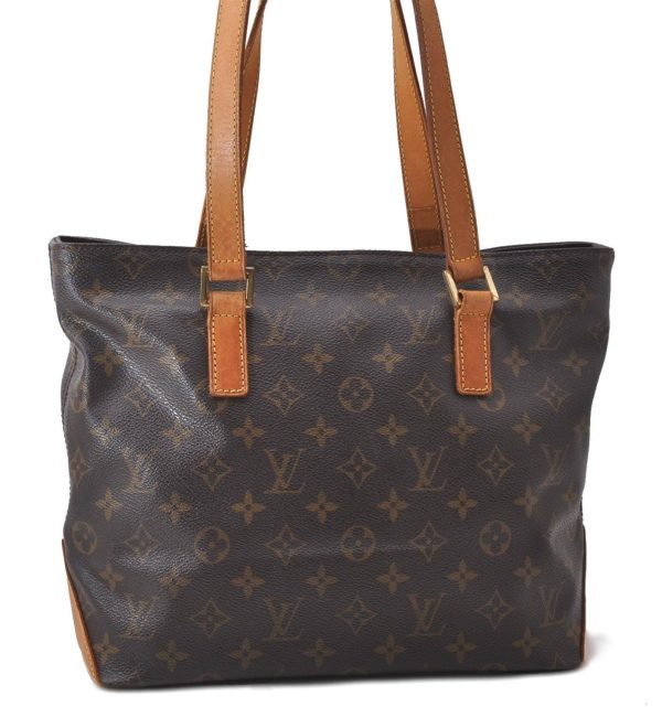 Authentic Louis Vuitton Monogram Cabas Piano Tote Bag M51148 LV 1457D For Discount