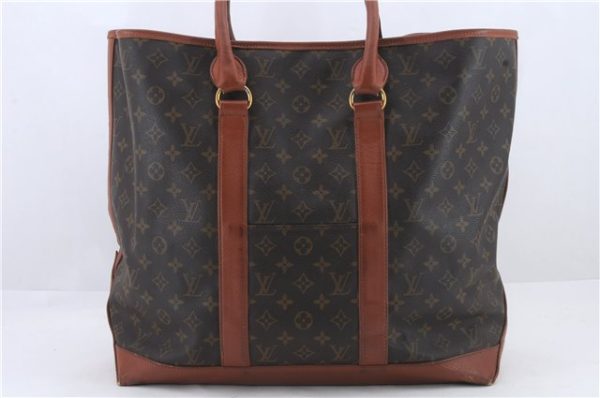 Auth Louis Vuitton Monogram Sac Weekend GM Vintage Tote Hand Bag M42420 LV 0280D Online