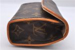 Auth Louis Vuitton Monogram Pochette Florentine Pouch Waist Bag M51855 LV 1340D Fashion