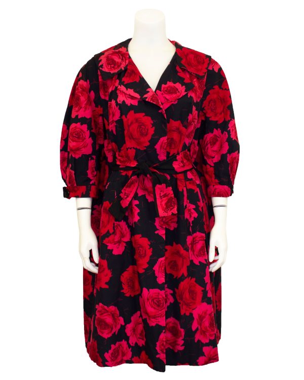 Opera Coat with Red Roses Discount