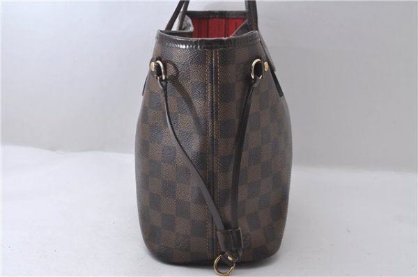 Authentic Louis Vuitton Damier Neverfull PM Tote Bag N51109 LV 1606D Sale