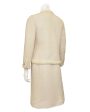 Cream Skirt Suit with Lace Trim For Cheap