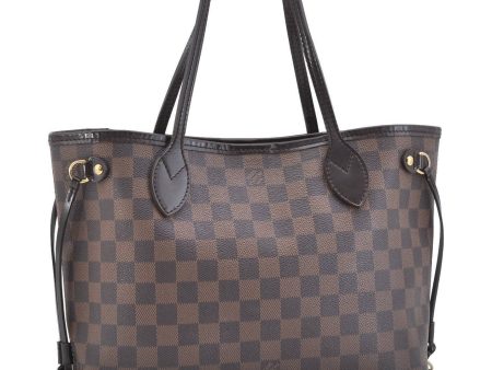 Authentic LOUIS VUITTON Damier Neverfull PM Tote Bag N51109 LV 1037B Cheap