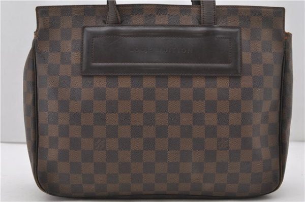 Authentic Louis Vuitton Damier Parioli PM Shoulder Tote Bag N51123 LV 0170D For Cheap