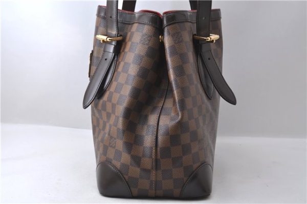 Authentic Louis Vuitton Damier Hampstead MM Shoulder Tote Bag N51204 LV 1365D Discount