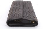 Authentic BOTTEGA VENETA Intrecciato Leather Long Wallet Purse Brown 9482C Discount