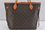 Authentic Louis Vuitton Monogram Neverfull MM Tote Bag M40156 LV 1621D Sale