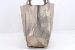 Authentic Stella McCartney Punching Tote Bag Leather Gold 1068D For Discount