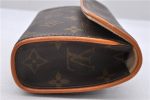 Auth Louis Vuitton Monogram Pochette Florentine Pouch Waist Bag M51855 LV 0660D on Sale