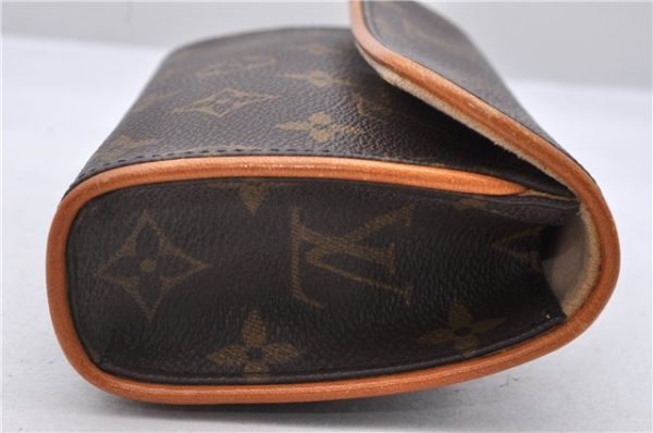 Auth Louis Vuitton Monogram Pochette Florentine Pouch Waist Bag M51855 LV 0660D on Sale