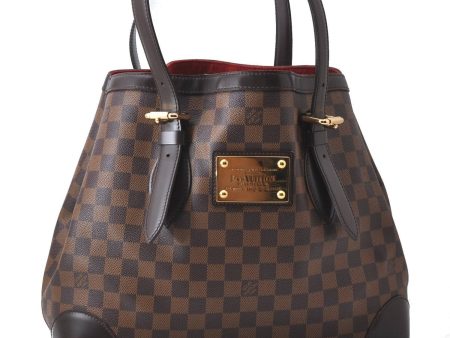 Authentic Louis Vuitton Damier Hampstead MM Shoulder Tote Bag N51204 LV 1365D Discount