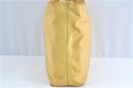 Authentic PRADA Nylon Shoulder Tote Bag Yellow G9942 on Sale