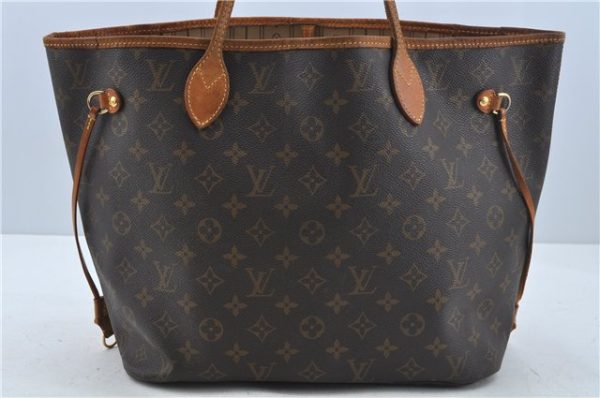 Authentic Louis Vuitton Monogram Neverfull MM Tote Bag M40156 LV H9419 Discount