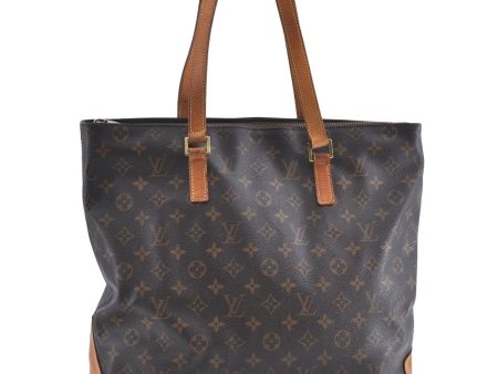 Authentic Louis Vuitton Monogram Cabas Mezzo Tote Bag M51151 LV H9549 Sale