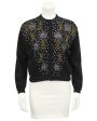 Black Hong Kong Beaded Sweater Online