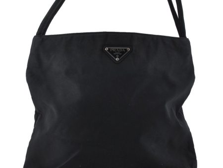 Authentic PRADA Tessuto City Nylon Shoulder Hand Bag B6242 Black 2019D Cheap