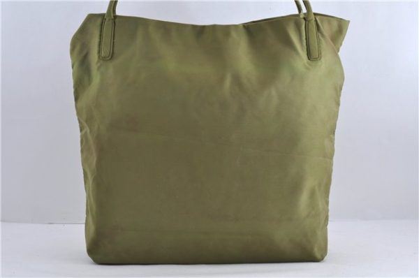 Authentic PRADA Nylon Shoulder Tote Bag Green 1901D Online Hot Sale