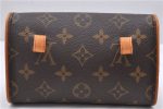 Auth Louis Vuitton Monogram Pochette Florentine Pouch Waist Bag M51855 LV 0660D on Sale