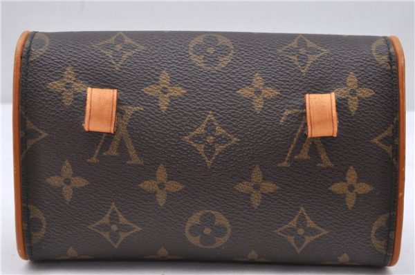 Auth Louis Vuitton Monogram Pochette Florentine Pouch Waist Bag M51855 LV 0660D on Sale