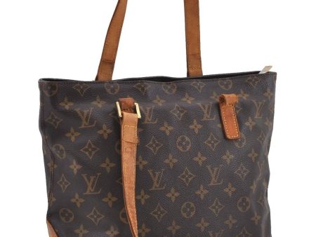 Authentic Louis Vuitton Monogram Cabas Piano Tote Bag M51148 LV Junk 0194D on Sale