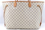 Authentic Louis Vuitton Damier Azur Neverfull GM N51108 Shoulder Tote Bag 1109D Sale