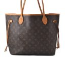 Authentic Louis Vuitton Monogram Neverfull MM Tote Bag M40156 LV 1169D Sale